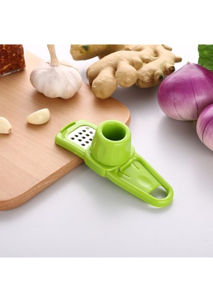 Yeşil 1 Pc Sarımsak Kırıcı Basın Çok Fonksiyonlu Manuel Zencefil Sarımsak Taşlama Rende Kesici Sarımsak Soyucu Mutfak Aksesuarları Gadget (Yurt Dışından)