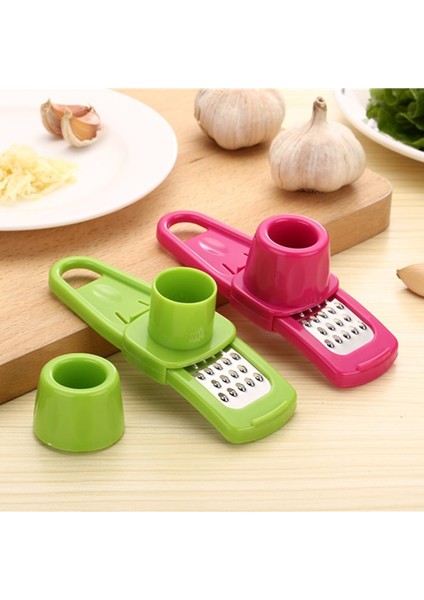 Yeşil 1 Pc Sarımsak Kırıcı Basın Çok Fonksiyonlu Manuel Zencefil Sarımsak Taşlama Rende Kesici Sarımsak Soyucu Mutfak Aksesuarları Gadget (Yurt Dışından)