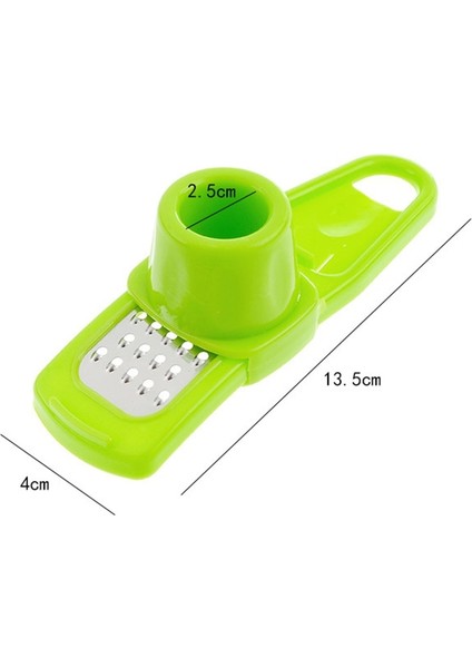Yeşil 1 Pc Sarımsak Kırıcı Basın Çok Fonksiyonlu Manuel Zencefil Sarımsak Taşlama Rende Kesici Sarımsak Soyucu Mutfak Aksesuarları Gadget (Yurt Dışından)