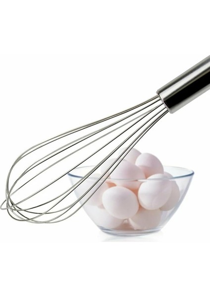10 Inç 8 "10" 12" Yumurta Çırpma Paslanmaz Çelik Yumurta Çırpma Mutfak Tel Balon Çırpma Süt Yumurta Çırpıcı Yumurta Karıştırma Mikser Mutfak Aletleri (Yurt Dışından)