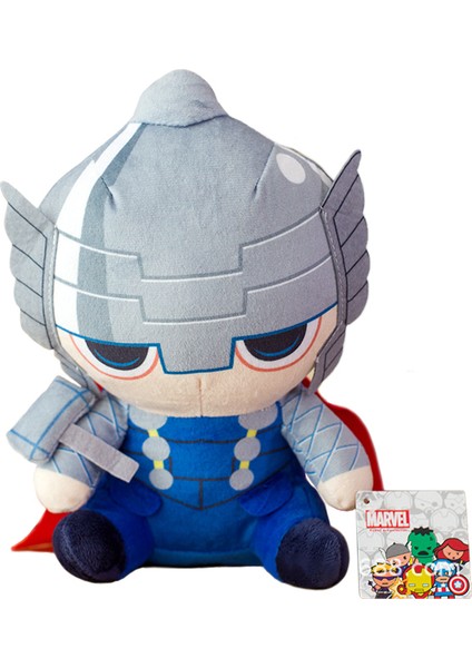 Disney Marvel Avengers Peluş Oyuncak Kaptan Amerika Örümcek Adam Demir Adam Hulk Loki Thor (Yurt Dışından)
