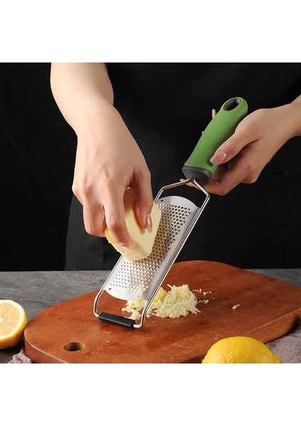 Kırmızı Kutu Değirmeni Peynir Rende Paslanmaz Çelik Limon Zester Narenciye Zencefil Sarımsak Rende Uzun Saplı Sebze Mutfak Aracı Manuel Dilimleme (Yurt Dışından)