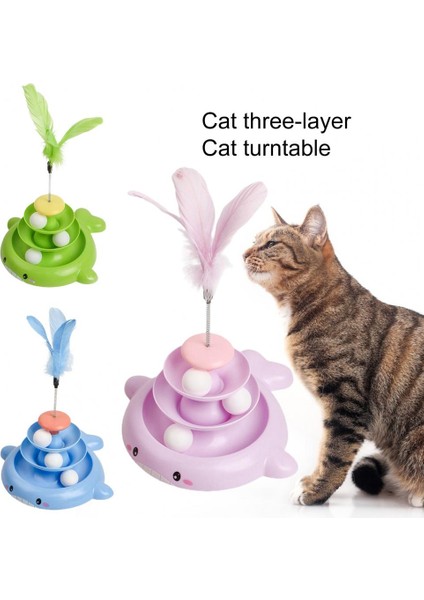 Kedi Oyuncağı Parça Tüy Oyuncak Interaktif Kedi Zeka Eğitimi Eğlence Parkı (Yurt Dışından) fiyatları