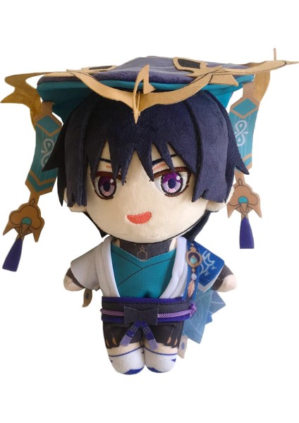 Boutiques Anime Peluş Figürü Wanderer Sevimli Yumuşak Peluş Çocuk Scaramouche 8 "cosplay Sahne Yumuşak Dolması Kunikuzushi Koleksiyonu Hayranları Için Hediye (Yurt Dışından)