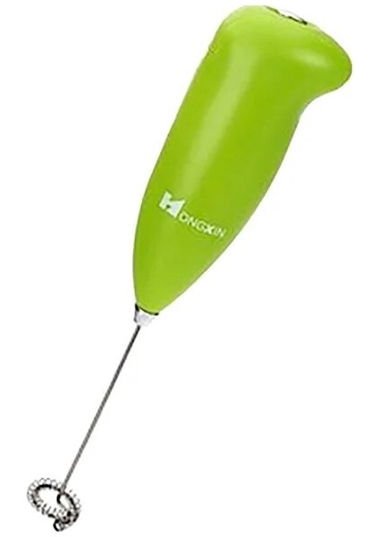 Yeşil Elektrikli Yumurta Çırpıcı Sütlü Içecek Kahve Çırpma Mikser Frother Foamer Mini Kolu Karıştırıcı Mutfak Pişirme Araçları (Yurt Dışından)