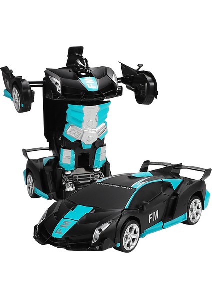 Ikisi Bir Arada Elektrikli Uzaktan Kumandalı Araba Dönüşüm Robotu Tek Tuşla Dönüşüm Araba Dış Mekan Uzaktan Kumandalı Spor Araba (Yurt Dışından)