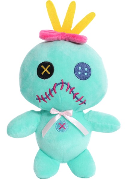 Scrplush Oyuncak Peluş Oyuncak Kolye Karikatür Lilo ve Stitch Yumuşak Peluş Kawaii Yeşil (Yurt Dışından)