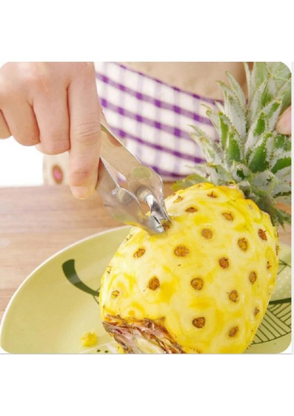 1 Adet Paslanmaz Çelik Kesme Makinesi Yaratıcı Ananas Göz Soyucu Pratik Tohum Sökücü Klip Tart Dilimleme Klip Meyve Araçları Mutfak Aletleri (Yurt Dışından) modelleri