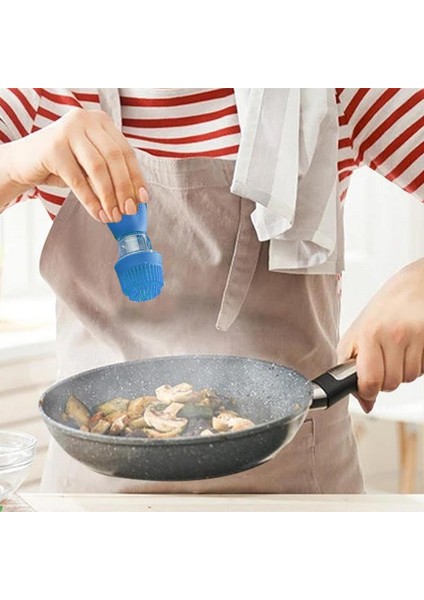 Mavi Yağ Şişesi Dağıtıcı 2 In 1 Yağ Depolama Ölçüm Kabı Pişirme Yağı Dağıtıcı Mutfak Pişirme Barbekü Pasta Kızartma Tavası (Yurt Dışından) indirimleri