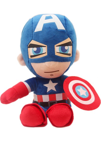 Disney Marvel Avengers Peluş Oyuncak Kaptan Amerika Örümcek Adam Demir Adam Hulk Loki Thor (Yurt Dışından)