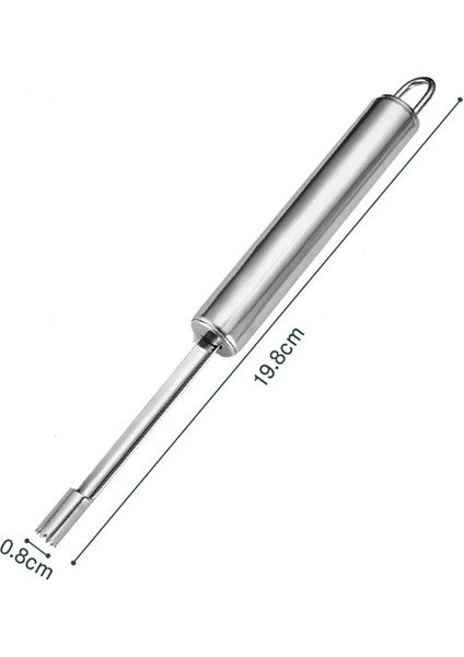 Çap 0.8 cm 1 Adet Paslanmaz Çelik Meyve Oyacağı Elma Armut Alıç Kırmızı Tarih Çekirdek Sökücü Ekme Makinesi Dilimleme Bıçağı Mutfak Alet Meyve Hamuru Araçları (Yurt Dışından)