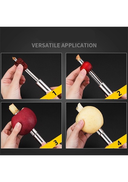 Çap 0.8 cm 1 Adet Paslanmaz Çelik Meyve Oyacağı Elma Armut Alıç Kırmızı Tarih Çekirdek Sökücü Ekme Makinesi Dilimleme Bıçağı Mutfak Alet Meyve Hamuru Araçları (Yurt Dışından) indirimleri