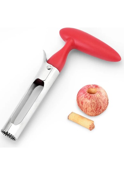 Siyah Elma Oyacağı Aracı Elma Dilimleme Tart Kesici Meyve Armut Çekirdeği Kaldırılmış Bıçak Elma Oyacağı Sökücü Meyve Sebze Aracı Mutfak Gadget (Yurt Dışından)