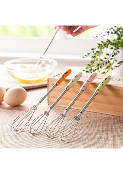 Mavi Çırpma Yumurta Çırpıcı Mini Küçük El Kahve/süt Köpürtücü Tel Kırbaç Balon Pişirme Metal Yumurta Aracı Pişirme (Yurt Dışından)