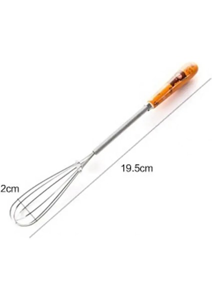 Mavi Çırpma Yumurta Çırpıcı Mini Küçük El Kahve/süt Köpürtücü Tel Kırbaç Balon Pişirme Metal Yumurta Aracı Pişirme (Yurt Dışından)