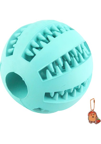 Köpek Topu Oyuncak Interaktif Elastik Köpek Çiğneme Oyuncağı Diş Temizleme Lastiği 5cm (Yurt Dışından)