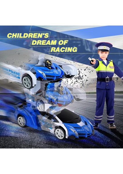 Uzaktan Kumandalı Araba - Robot Rc Arabaları Dönüştürün Tüm Leri Içerir: Tek Tuşla Deformasyon ve 360 Derece Dönen Sürüklenme, Erkekler/kızlar Için Mevcut Noel Doğum Günü Hediy (Yurt Dışından) fırsatları