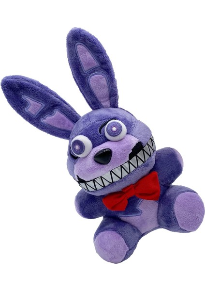 Koleksiyona Uygun Fnaf Kabus Bonnie Peluş Oyuncak, Erkek Kız Için Fnaf Peluşlar Dolması Çocuk Noel Cadılar Bayramı Doğum Günü Hediyesi, 8 (Mor Bonnie Tavşan) (Yurt Dışından)