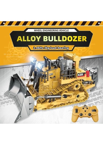 Uzaktan Kumandalı Alaşım Buldozer 9ch Işıklı 1/24 2.4g Kamyon Parça Lastik Parça Radyo Uzaktan Kumanda Iş Makinesi (Yurt Dışından) fiyatları