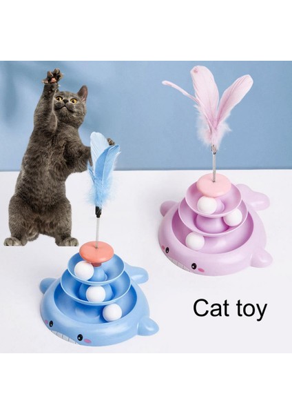 Kedi Oyuncağı Parça Tüy Oyuncak Interaktif Kedi Zeka Eğitimi Eğlence Parkı (Yurt Dışından) modelleri