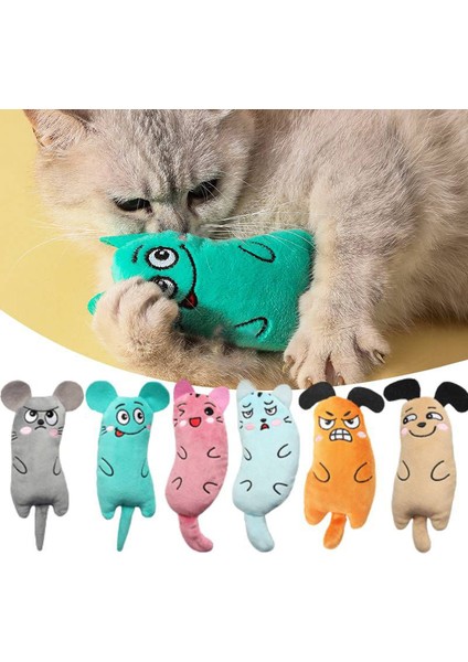 Sevimli Kedi Oyuncakları Eğlenceli Interaktif Peluş Kedi Oyuncakları Mini Diş Çıkarma Kedi Ninesi Oyuncakları (Yurt Dışından) modelleri