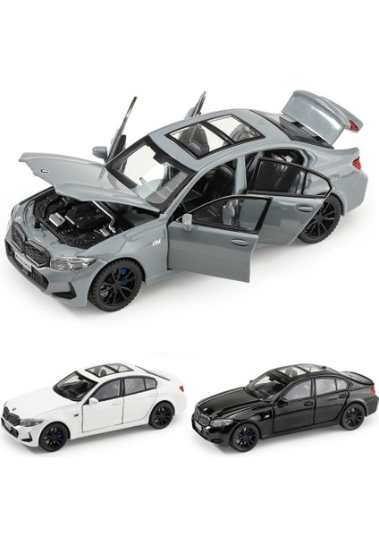 1/32 Bmw 320I Suv Açılabilir Sesli ve Işıklı Kapısı Olan Minyatür Döküm Oyuncak Araba Modeli (Yurt Dışından)