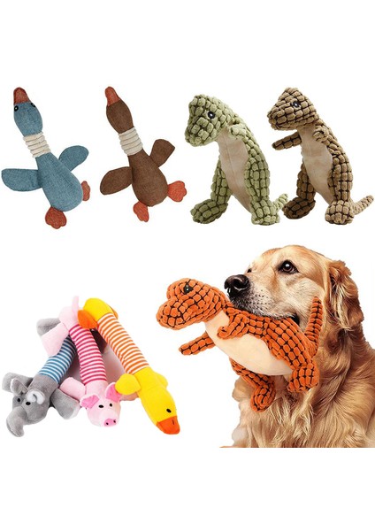 Evcil Köpek Gıcırtılı Çiğneme Önleyici Oyuncak Küçük Kedi Oyuncak Köpek Yavrusu Interaktif Çiğneme (Yurt Dışından)