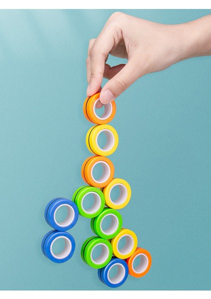 Dekompresyon Manyetik Halka Dehb Anksiyete Manyetik Halka Komik Hediye Çocuk Manyetik Dönen Halka Yüzük (Yurt Dışından) modelleri