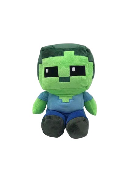25CM Minecraft Zombi Örümcek Yarasa Çizgi Film Oyun Karakteri Peluş Oyuncak (Yurt Dışından)
