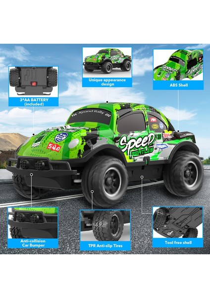 Rc Arabalar Erkek Çocuklar Için Uzaktan Kumandalı Araba 3 4 6 7 8 Rc Drift Araba, 6.2 Km/saat, Renkli Kabuk Çocuklar Için Kendi 2.4 Ghz Rc Araç Kitinizi Yapın Çocuk (Yurt Dışından) modelleri