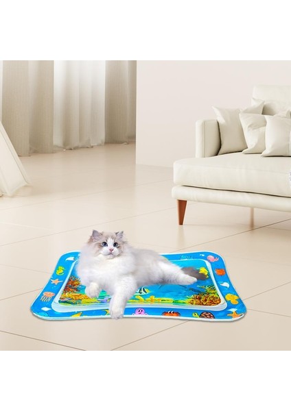 Kediler ve Köpekler Için Su Duyusal Oyun Matı Kalınlaştırılmış Şişme Su Mat Pet Oyun Matı, (Yurt Dışından) modelleri