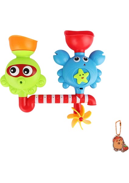 Yengeç Ahtapot Yağmurlama Banyo Yüzen Su Duş Şelale Dönen Suyu Doldurun (Yurt Dışından)