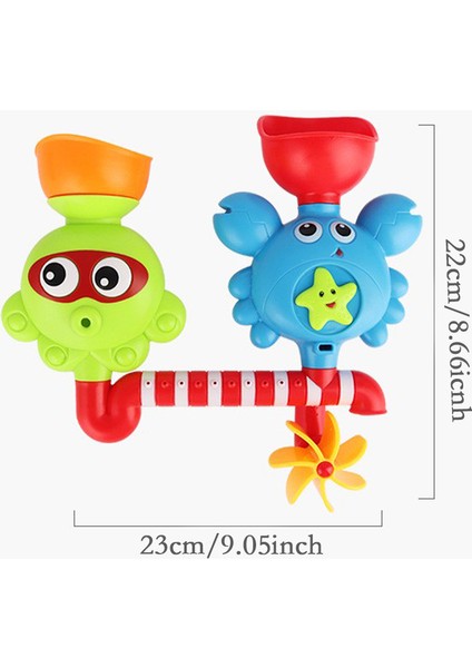 Yengeç Ahtapot Yağmurlama Banyo Yüzen Su Duş Şelale Dönen Suyu Doldurun (Yurt Dışından) fiyatları