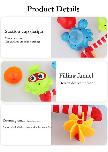 Yengeç Ahtapot Yağmurlama Banyo Yüzen Su Duş Şelale Dönen Suyu Doldurun (Yurt Dışından) indirimleri