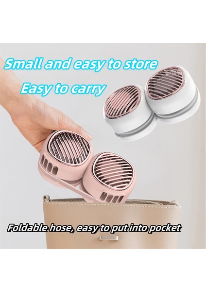 asılı Boyun Fan Dijital Ekran Güç Kaynağı Bladeless Boyun Bandı Fan Taşınabilir Mini Hava Soğutucu USB (Yurt Dışından)