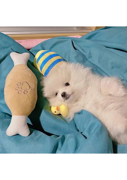 Sevimli Köpek Yavrusu Kedi Gıcırtılı Oyuncak Çiğnemeye Dayanıklı Evcil Hayvan Çiğneme Oyuncağı (Yurt Dışından) fırsatları