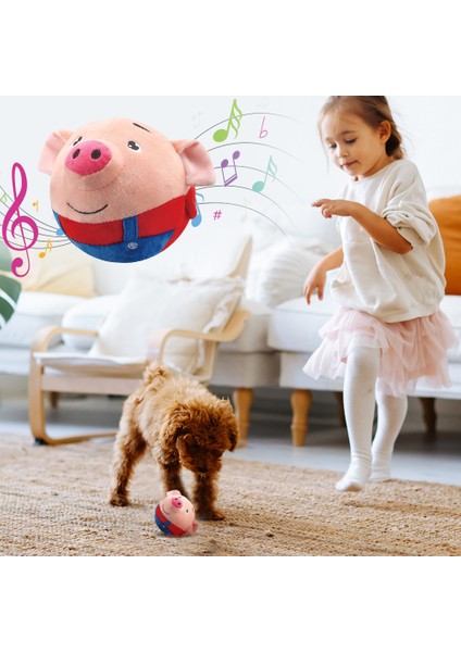 Peluş Otomatik Zıplayan Oyuncak Anti-Isırma Müzik Titreşim Zıplayan Top Kediler ve Köpekler Için Evcil Hayvanlar (Yurt Dışından) modelleri