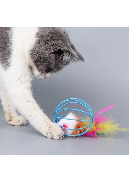 Evcil Hayvan Kedi Oyuncak Kedi Değnek Kabarık Tüy Çan Vantuz ile Kedi Değnek Oyuncak Interaktif Oyuncak (Yurt Dışından)