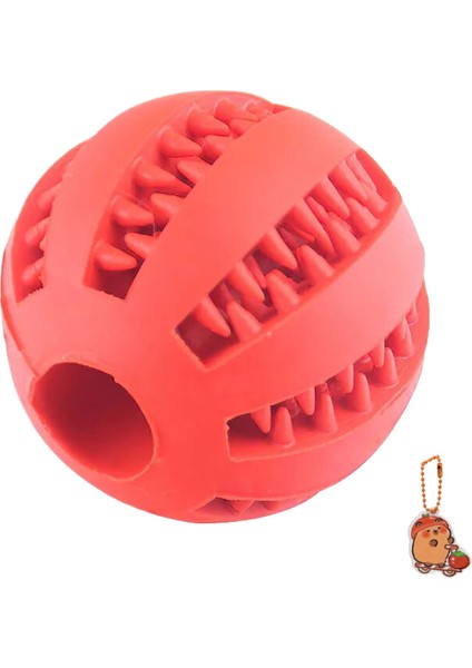 Köpek Topu Oyuncak Interaktif Elastik Köpek Çiğneme Oyuncağı Diş Temizleme Lastiği 5cm (Yurt Dışından)