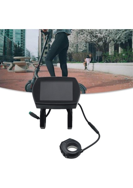 Kugoo G2 Pro Elektrikli Scooter Için Elektrikli Scooter LCD Ekran Ölçer 5pin Kontrol Paneli (Yurt Dışından)