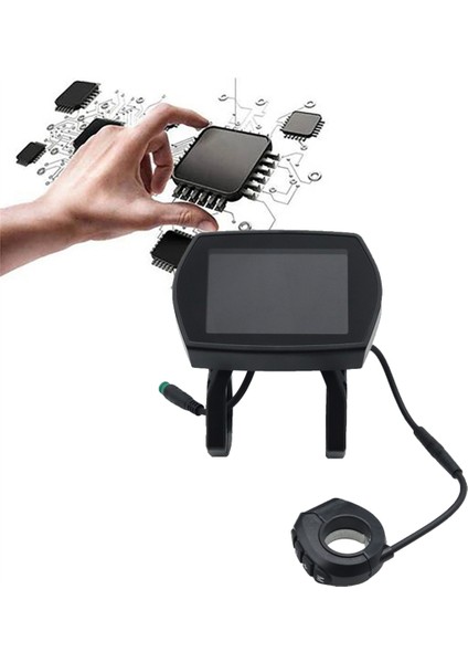 Kugoo G2 Pro Elektrikli Scooter Için Elektrikli Scooter LCD Ekran Ölçer 5pin Kontrol Paneli (Yurt Dışından)