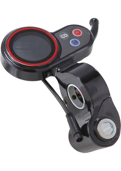 Scooter Parçaları 6pin LCD Ekran Elektrikli Scooter Için Anahtarlı Kilitli Gösterge Paneli Aksesuarları Siyah (Yurt Dışından) indirimleri