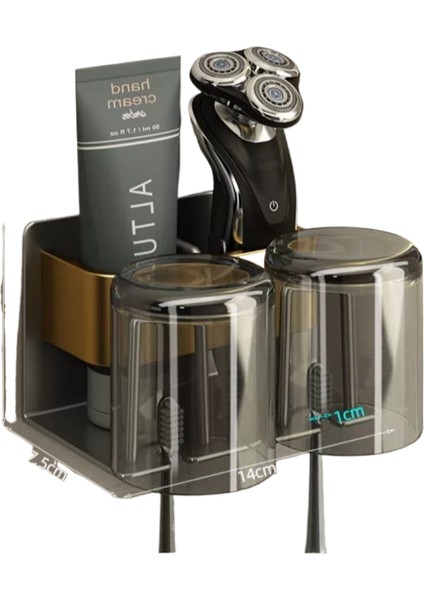 Diş Bardağı ve Diş Fırçası Delgeçsiz Raf (Yurt Dışından)