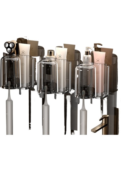 Diş Bardağı ve Diş Fırçası Delgeçsiz Raf (Yurt Dışından)