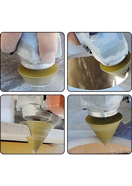 M10 Açı Frezeleme Freze Ucu 50MM Pah Kırma Fayans Kesme Makinesi Model 100 Taşlama Makinesi Için Kırpma (Yurt Dışından)