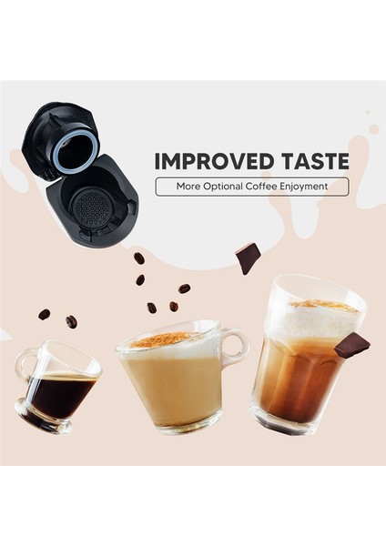 Kapsül Adaptörü Kapsüller Convert Crema Make Kahve Makinesi Piccolo Xs 2b (Yurt Dışından)