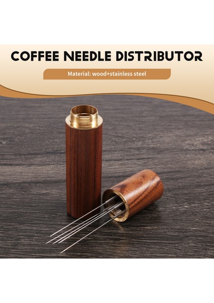 Kahve Tamper Paslanmaz Çelik Iğneler Espresso Toz Karıştırıcı Dağıtıcı Düzleştirici Wdt Araçları Kafe Karıştırma Aksesuarları A (Yurt Dışından) fırsatları