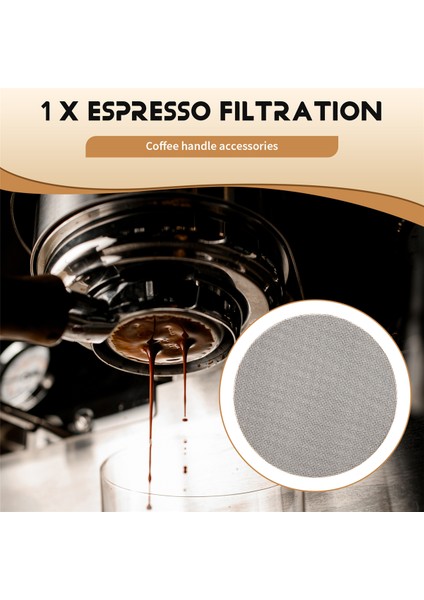 1 Adet 51MM Puck Ekranı/espresso Portafilter Alt Duş Ekranı/temas Ekranı - Paslanmaz Çelik (Yurt Dışından)