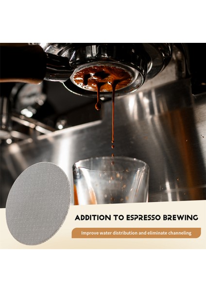 1 Adet 51MM Puck Ekranı/espresso Portafilter Alt Duş Ekranı/temas Ekranı - Paslanmaz Çelik (Yurt Dışından)