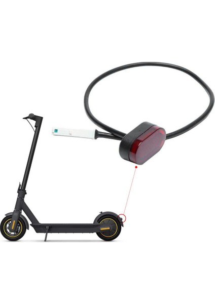 Nınebot Max G30 Elektrikli Scooter Için LED Arka Lambası Scooter Yedek Scooter Arka Lambası Kolay Kurulum Arka Arka Lambası (Yurt Dışından) indirimleri